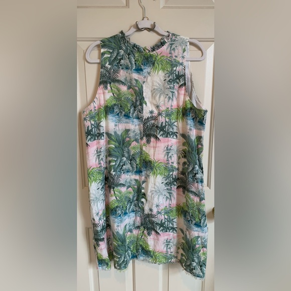 Just reduced! Tommy Bahama Island Hop Ruffle Sleeveless Dress. Size XL. EUC - Picture 4 of 6
